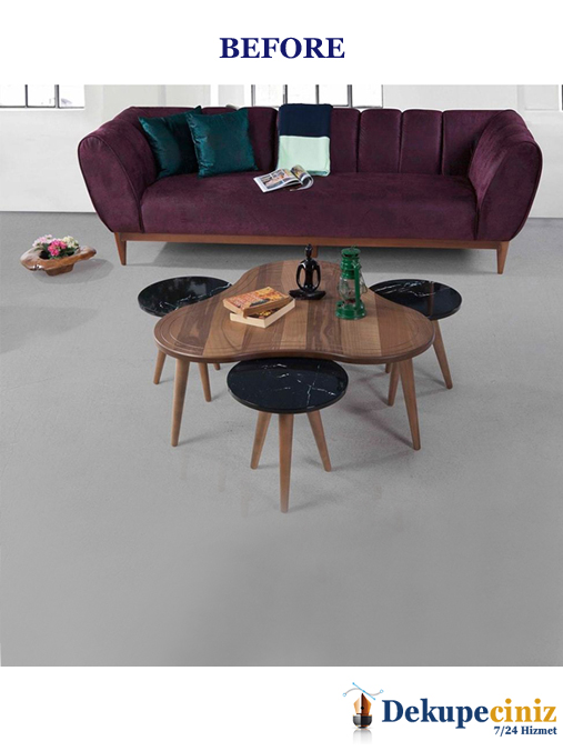 Mobilya  Arka Plan Temizleme Dekupe Hizmeti