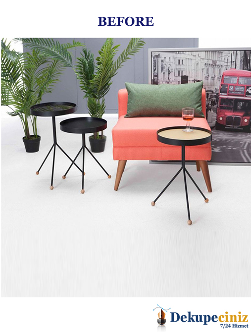 Mobilya  Arka Plan Temizleme Dekupe Hizmeti